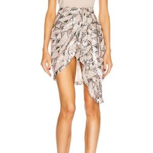 Isabel Marant Geometric Print Mini Skirt